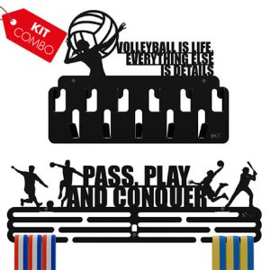 SET X2 PERCHEROS PARA MEDALLAS Y ACCESORIOS VOLLEYBALL