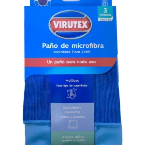 Virutex Pack Paños Microfibra 3 unid