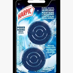Harpic Pastilla estanque inodoro Power Plus 2 unid
