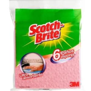 Scotch-Brite Paño Esponja Absorbente 6 unid