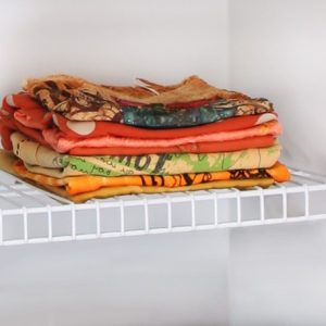 Entrepaño de rejilla 30X150 cm -Estante organizador multiusos en acero