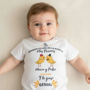 Camiseta personalizada boda