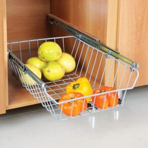 Canastas deslizante de cocina riel de extensión 34.2x49x14 cm con cierre lento