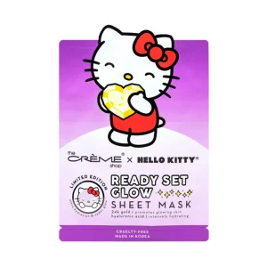 Hello Kitty Ready Set Glow - Mascarilla con ácido hialurónico
