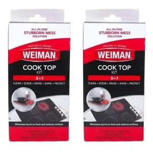 Weiman Kit para Limpiar Vitrocerámica 2 x 1 kit