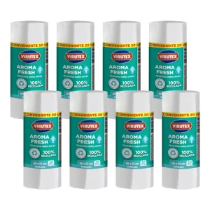 Virutex Bolsa de Basura Papelero 50 x 55 cm 8 x 20 unid