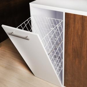 Tolva para Ropa 35x35x60 cm en acero