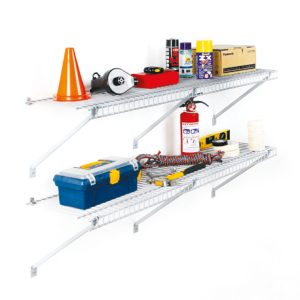 Repisa modular 2 niveles 120X30 cm acero