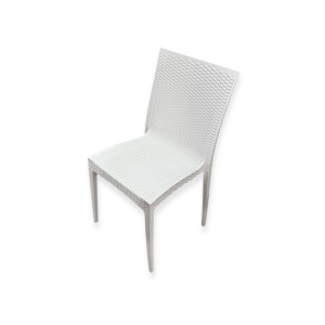 Silla White/Black Rattan
