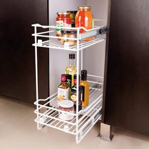 Despensa mueble bajo 2 niveles para modulo de 30 cm cierre lento