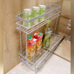 Aceitera desnivel riel a piso con cierre lento