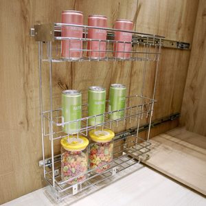 Aceitera mixta 3 niveles con rieles cierre lento