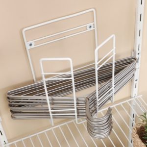 Organizador de ganchos para ropa en acero 20 X 13.5 X 25.5 cm