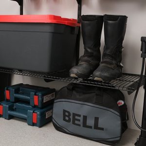 Entrepaño Platinum de 100×42 cm Estante organizador en rejilla de acero – Entrepaño multiusos