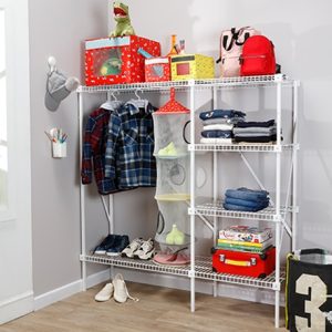 Moducloset – Estantería metalíca no empotrable Tipo Closet Armable 150X40X150 cm