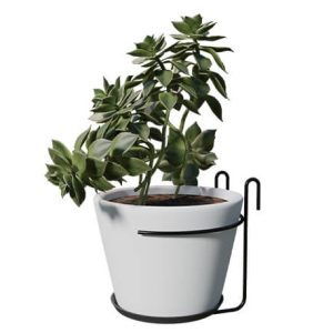 Soporte Colgante en Acero para Materas