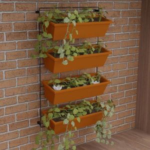 Soporte jardín vertical 4 puestos