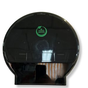 DISPENSADOR DE PAPEL JUMBO ROLL COLOR HUMO CON LLAVE DE METAL