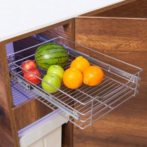 Canasta deslizante 4 lados módulo de 40 cm con cierre lento- Cesta deslizante