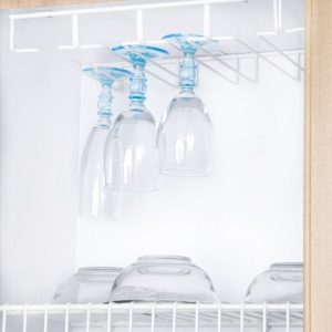 Soporte Colgador de Copas en Acero 33.5x25x4 cm