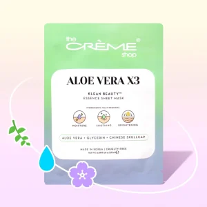 Mascarilla Facial - Aloe Vera + Glicerina + Escutelaria