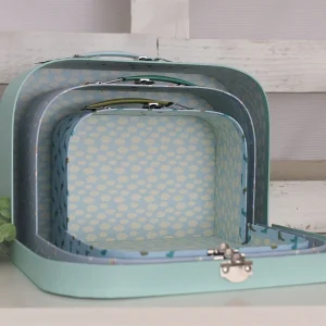 Set de maletas guardería verde