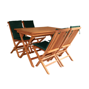 Juego Jardín Teka x4 rectangular