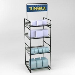 Exhibidor tipo mueble 50 X 50 con marco