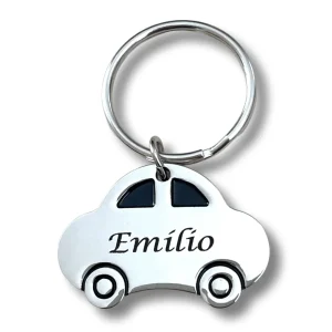 Llavero Coche Personalizado | Metal Cromado