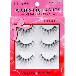 Set de Pestañas Majestic Lashes 6D Faux Mink JL-M-3D16