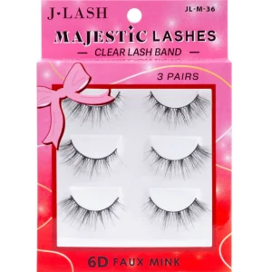 Set de Pestañas Majestic Lashes 6D Faux Mink JL-M-36