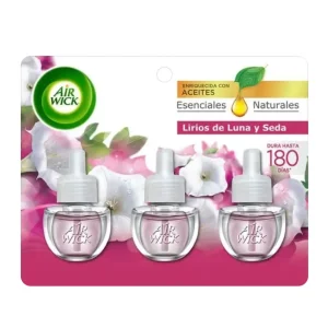 AirWick Recarga Desodorante Electrico Lirios 3 unid