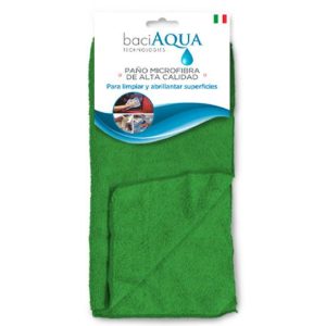 BaciAqua Paño Microfibra Alta Calidad Verde Grande 1 unid