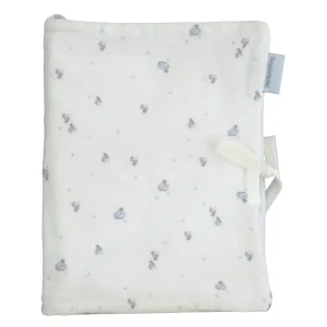 Cambiador pequeño pajaritos gris