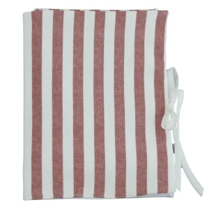 Cambiador pequeño rayas fraise