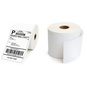 40 Rollos de Etiquetas Adhesivas Térmicas 12X32 mm (1.2 X 3.2 cm) 1500 Uds