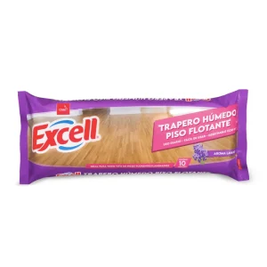 Excell Trapero Humedo Pisos Flotantes Lavanda 10 unid
