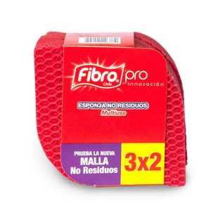 Fibro Pro Esponja No Residuos 3 unid