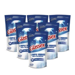 Glassex Limpia vidrios recarga 6 x 420 cc