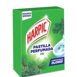 Harpic Pastilla WC Limpia y Aromatiza Pino 1 unid