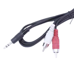 Cable 3,5 a RCA stereo