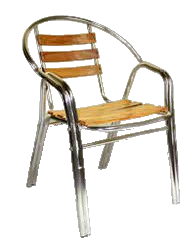Silla Alu/Madera