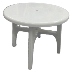 Mesa plástica redonda