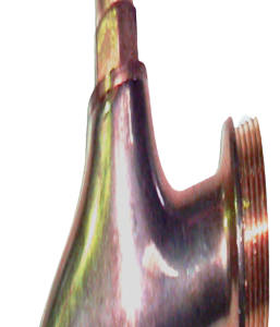 Canilla bronce con reductor