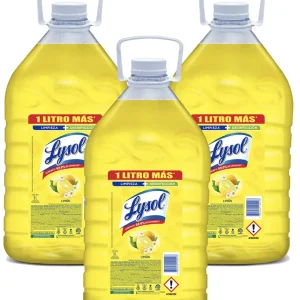 Lysol Limpia pisos Limon 3 x 5 L