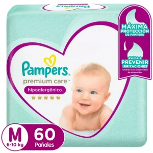 Pampers Pañales Bebé Premium Care M 3 x 20 unid