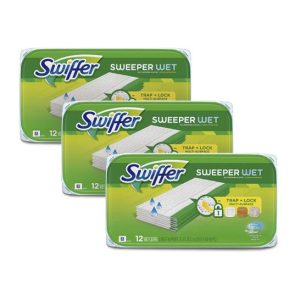 Swiffer Repuesto Mopa Humeda 3 x 12 unid