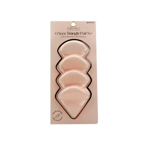Esponja Triangular Aplicadora de Maquillaje en Polvo - 4pcs