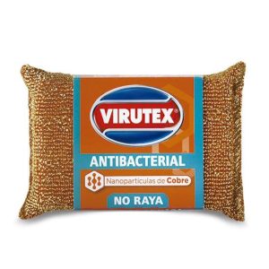 Virutex Esponja Antibacterial Cobre No Raya 1 unid