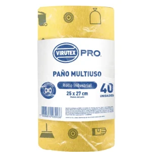 Virutex Paño Multiuso Rollo Prepicado 40 unid